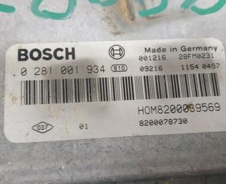 448128 centralita 0281001934 renault scenic (ja..)