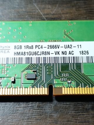 memoria ram  8g ddr4 dimm 2666mhz