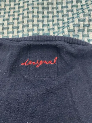 Jersey Desigual Hombre Azul Rayas