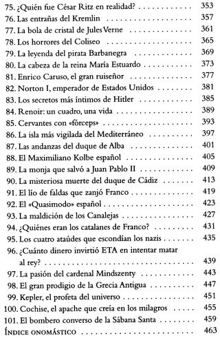 LAS PAGINAS SECRETAS DE LA HISTORIA. ENIGAMAS.