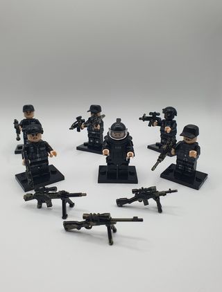 Comando Policía Compatible Lego