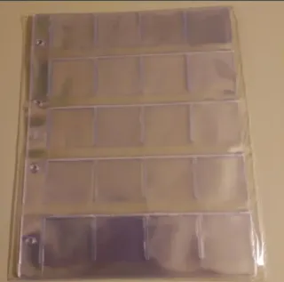 Paquete Hojas para Monedas