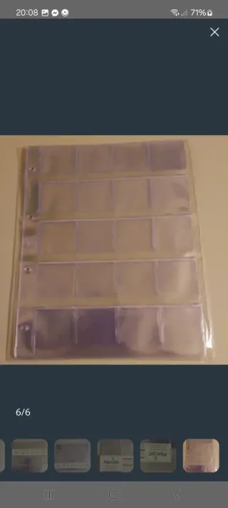 Paquete Hojas para Monedas