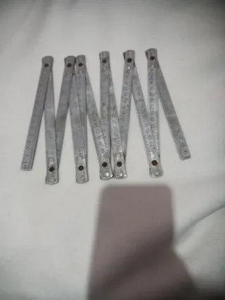 Metro plegable antiguo años 40 M.I barcelona