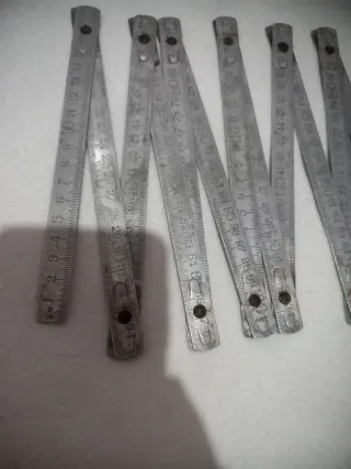 Metro plegable antiguo años 40 M.I barcelona