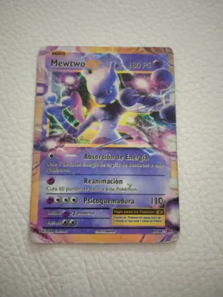 Carta Pokémon Mewtwo EX 180 PS