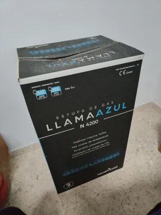 Estufa de gas LLAMA AZUL N 4200