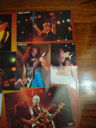 3 Pósters de KLÁSICOS DEL ROCK ESPAÑOL (muy raro)