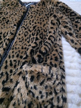 Casaco Pelo Sintético Leopardo Made in Italy