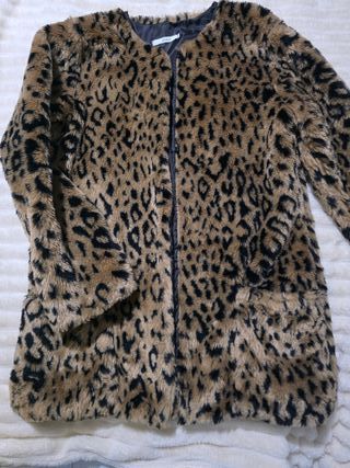 Casaco Pelo Sintético Leopardo Made in Italy