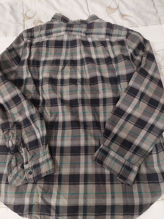 Camisa Levi's XL Cinza e Verde