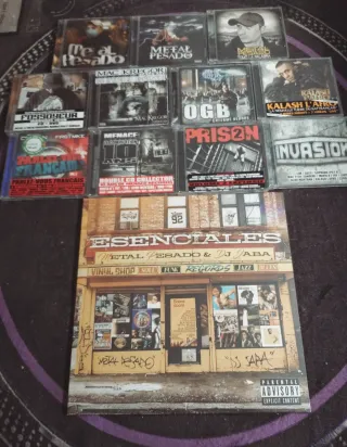11 CDs+ 1 Vinilo Rap NUEVOS lote