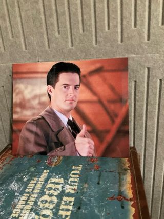 Placa Metal Twin Peaks Agente Cooper