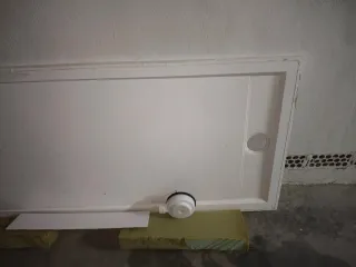 Plato de ducha blanco