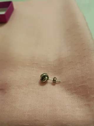 Pendientes nudo plata