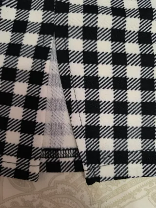 Lote 3 Faldas Cuadros Blanco y Negro