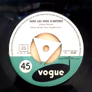 Sidney Bechet Petite Fleur 7" 45 Giri 1959 Vogue