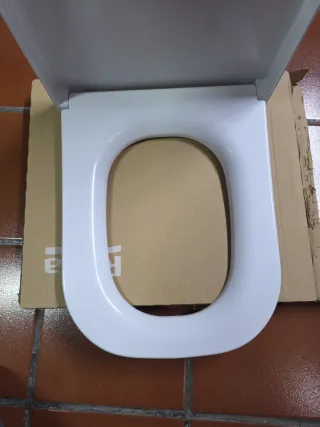 Tapa y asiento Roca Square Compacto Amortiguado