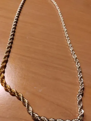 Collar espectacular nuevo dorado