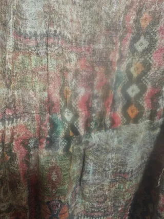 Vestido Zara Estampado Talla M