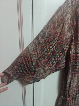 Vestido Zara Estampado Talla M