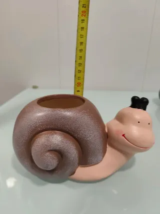 Set 4 Caracoles Cerámica Decorativos. "16"