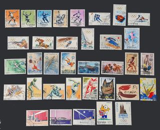 Sellos 35 de los Juegos Olímpicos Usados