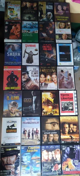 Lote Películas  Acción, Drama, Western 28 DVDs