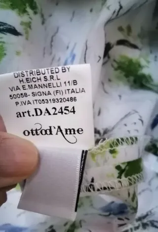 Abito Ottod'ame fantasia floreale tg 42/44