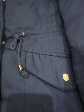 Parka azul marino mujer T. S