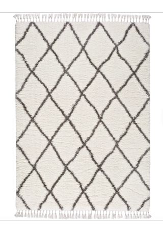 Alfombra de lana con diseño a estrenar