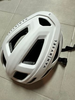 Casco Van Rysel Talla M Blanco