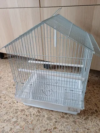 Jaula para periquitos y aves pequeñas