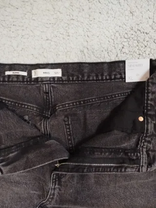 Falda vaquera mini Mango Elena