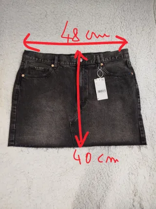 Falda vaquera mini Mango Elena