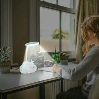 Lámpara LED Escritorio Infantil Recargable Azul