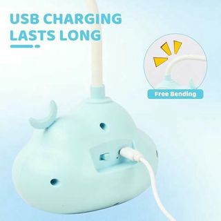 Lámpara LED Escritorio Infantil Recargable Azul