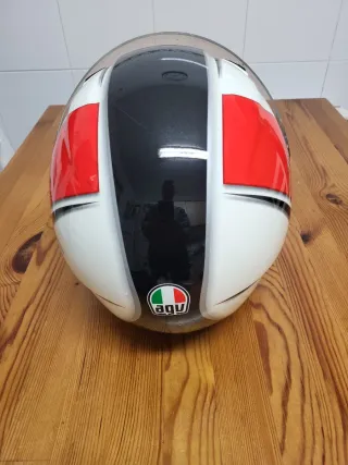 Casco Moto AGV Skyline Gris Blanco