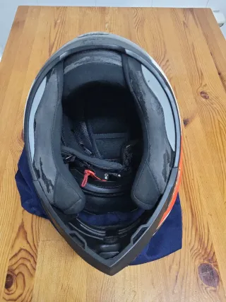 Casco Moto AGV Skyline Gris Blanco