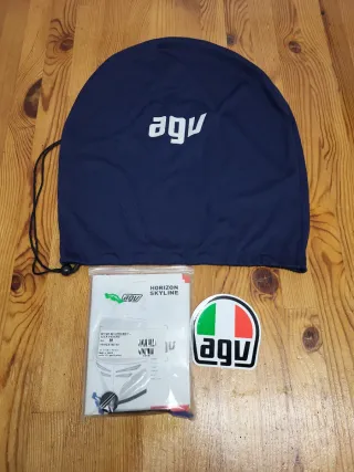 Casco Moto AGV Skyline Gris Blanco