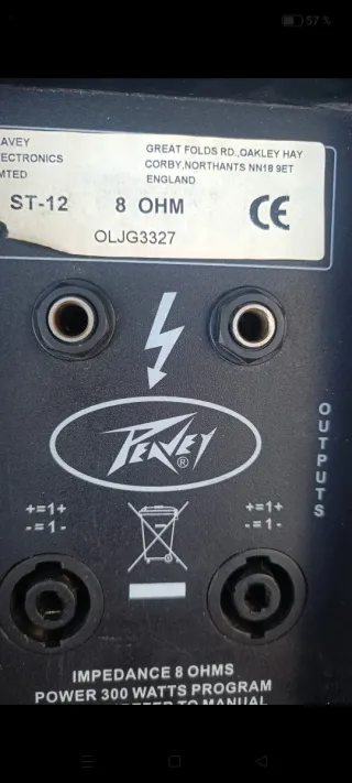 Equipo de sonido HK Audio y Peavey