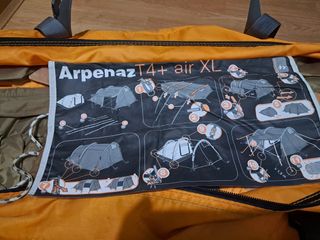 Tienda de campaña y Camping gas