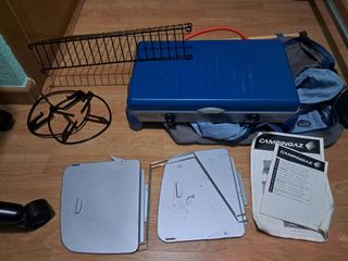 Tienda de campaña y Camping gas