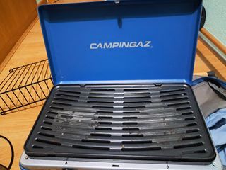 Tienda de campaña y Camping gas