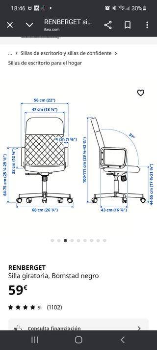 Escritorio y silla de oficina