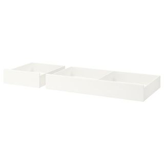 Cajones de almacenaje cama SONGESAND blanco