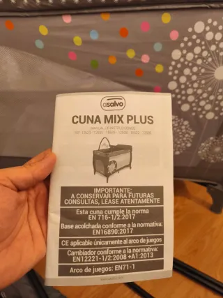 Cuna de viaje Asalvo Mix Plus