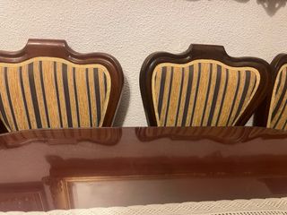 Mesa comedor vintage + 7 sillas