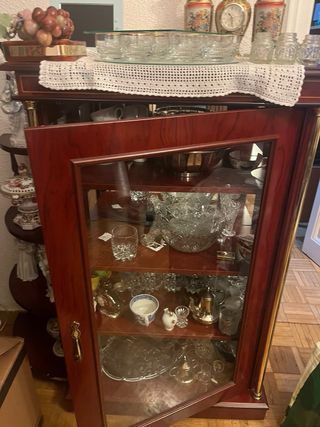 Mesa comedor vintage + 7 sillas