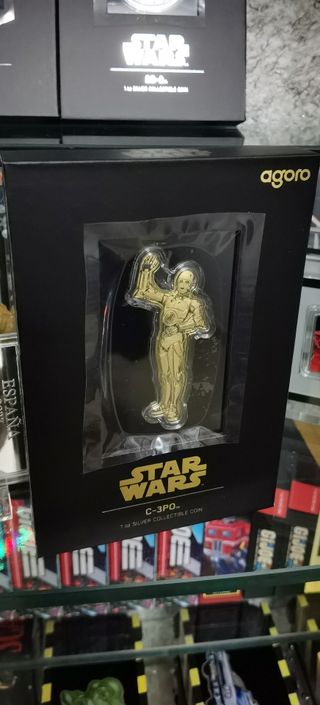 Moneda Star Wars C-3PO Plata Prof